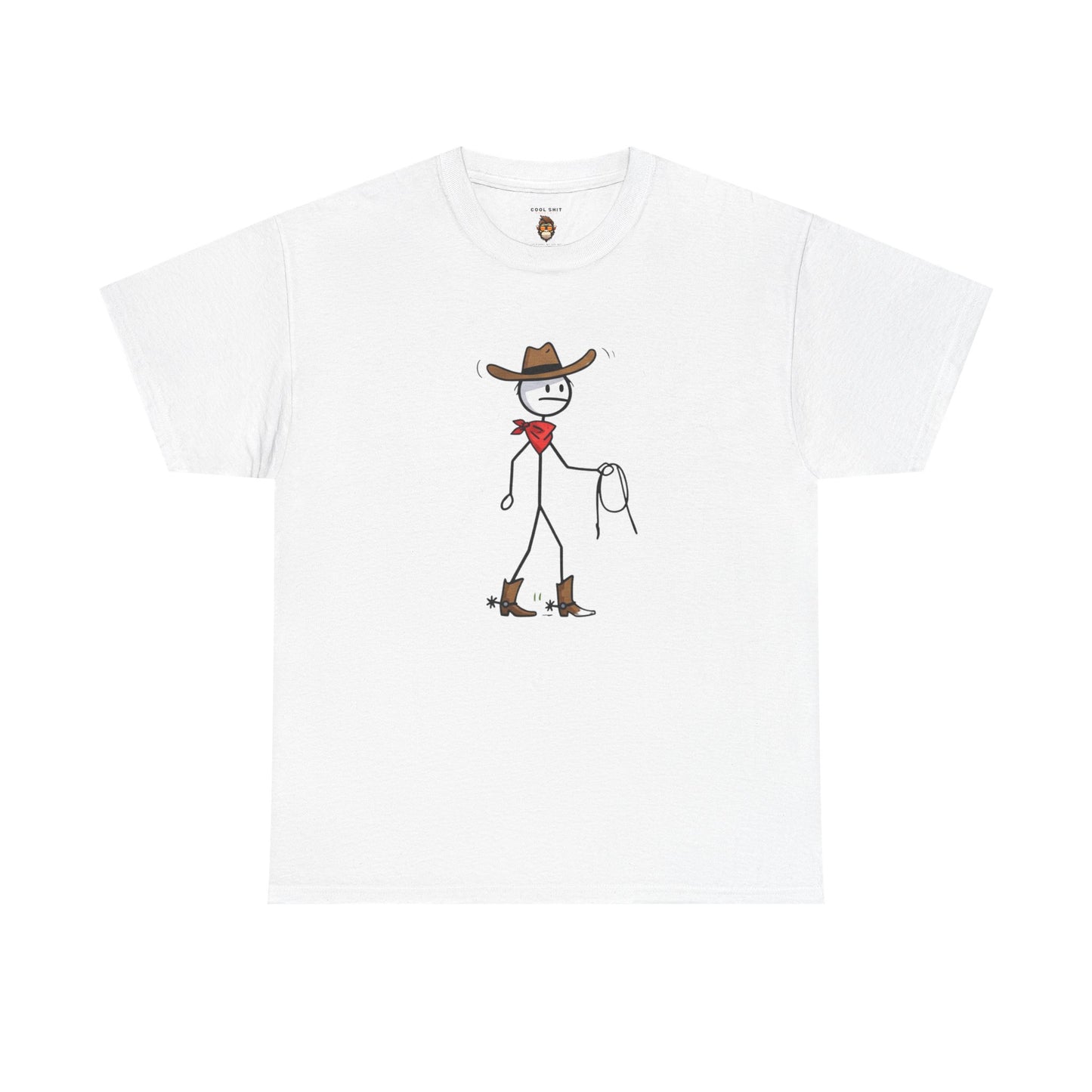 Unisex Heavy Cotton Tee Cowboy Sticky