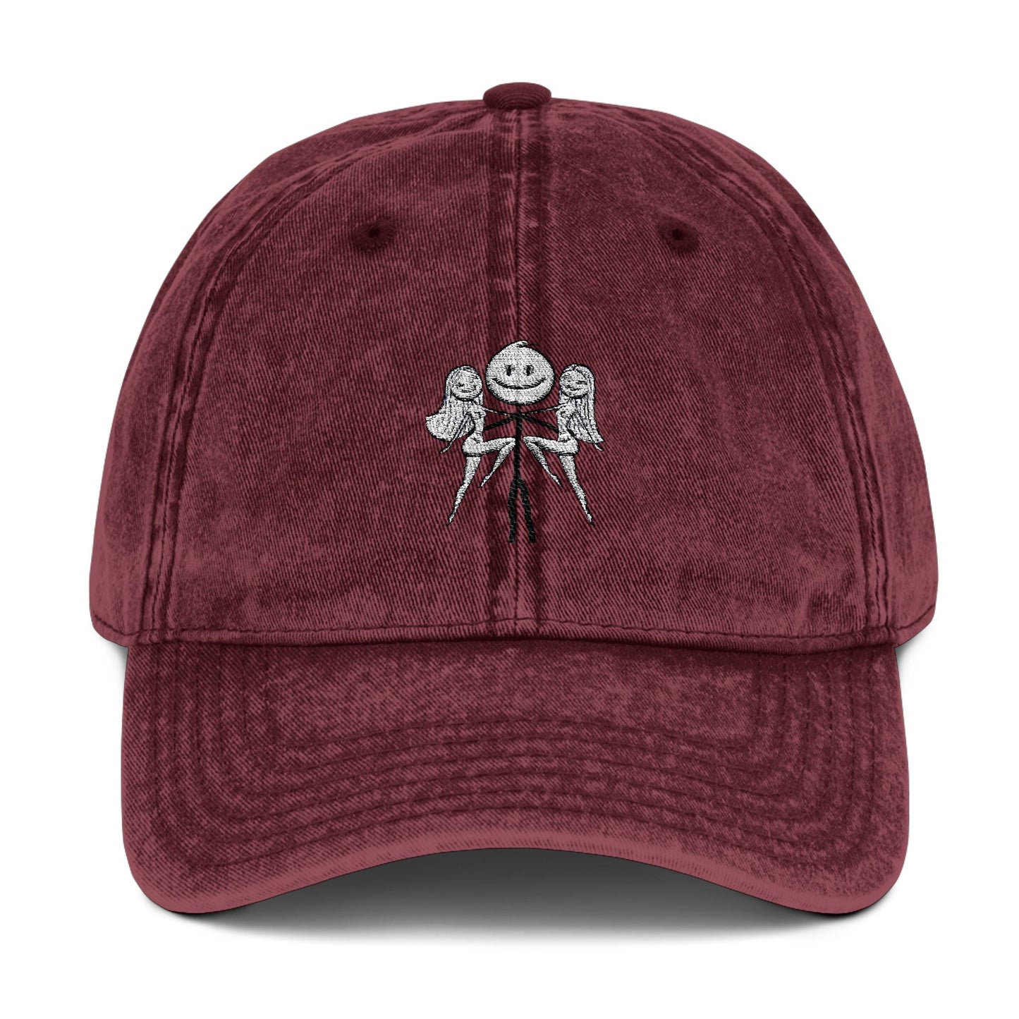 Vintage Cap with Embroidered Design - Trendy Sun Hat for Casual Style