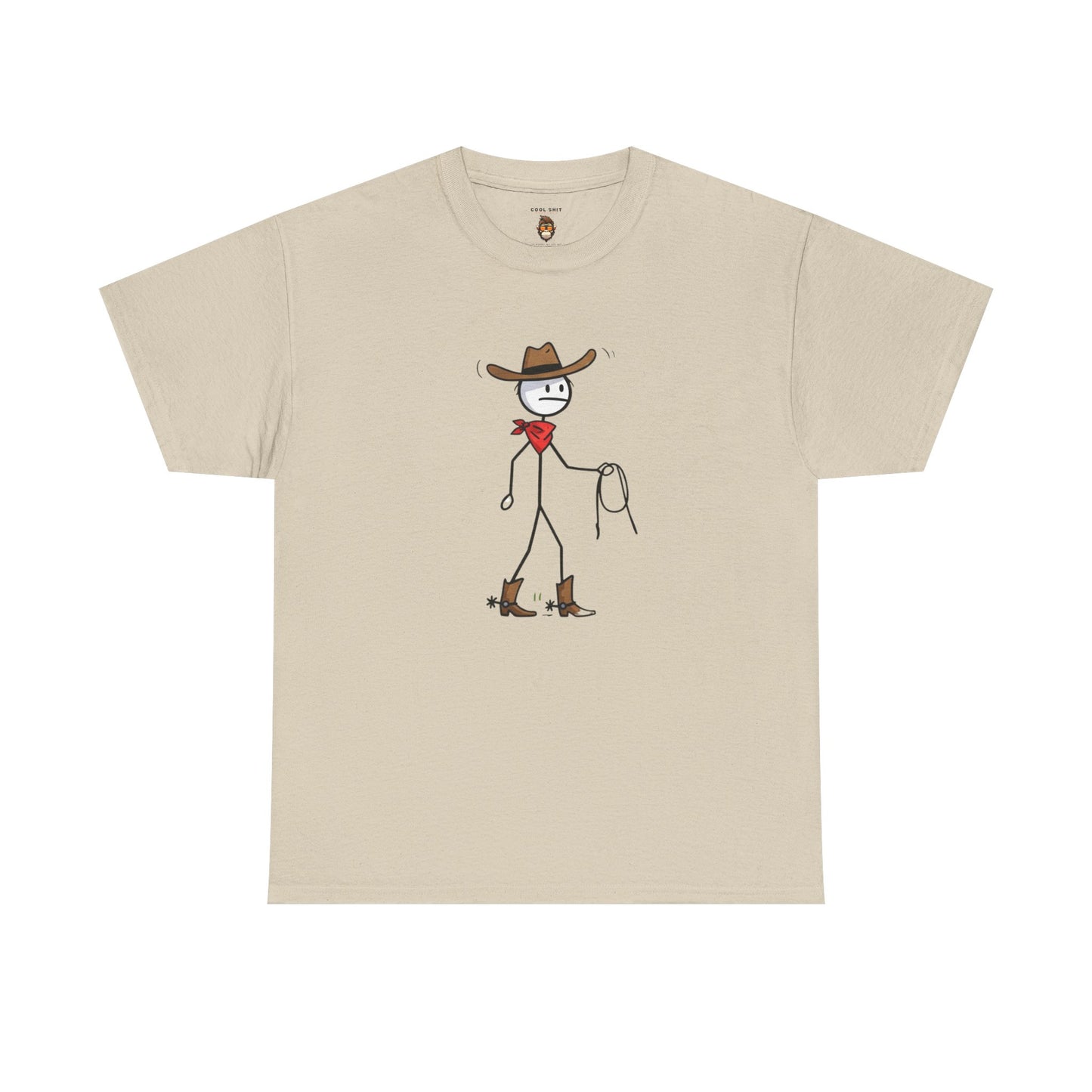 Unisex Heavy Cotton Tee Cowboy Sticky