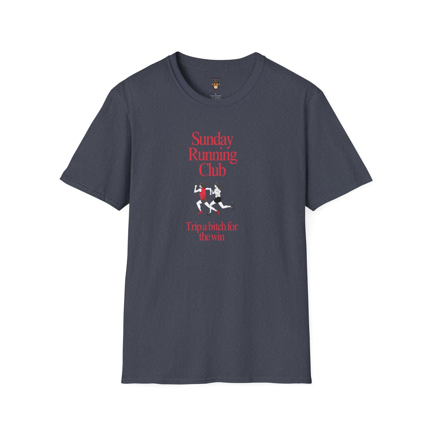 Sunday Running Club T-Shirt - Soft style Humorous Tee for Running Enthusiasts