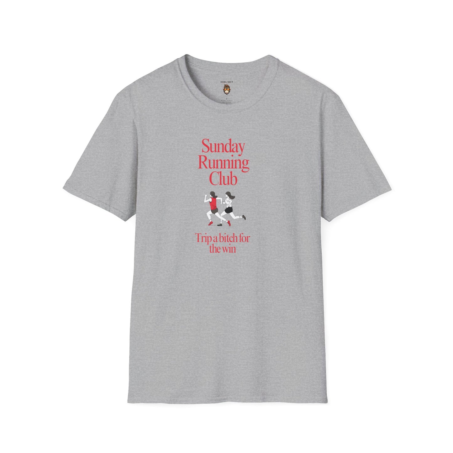Sunday Running Club T-Shirt - Soft style Humorous Tee for Running Enthusiasts