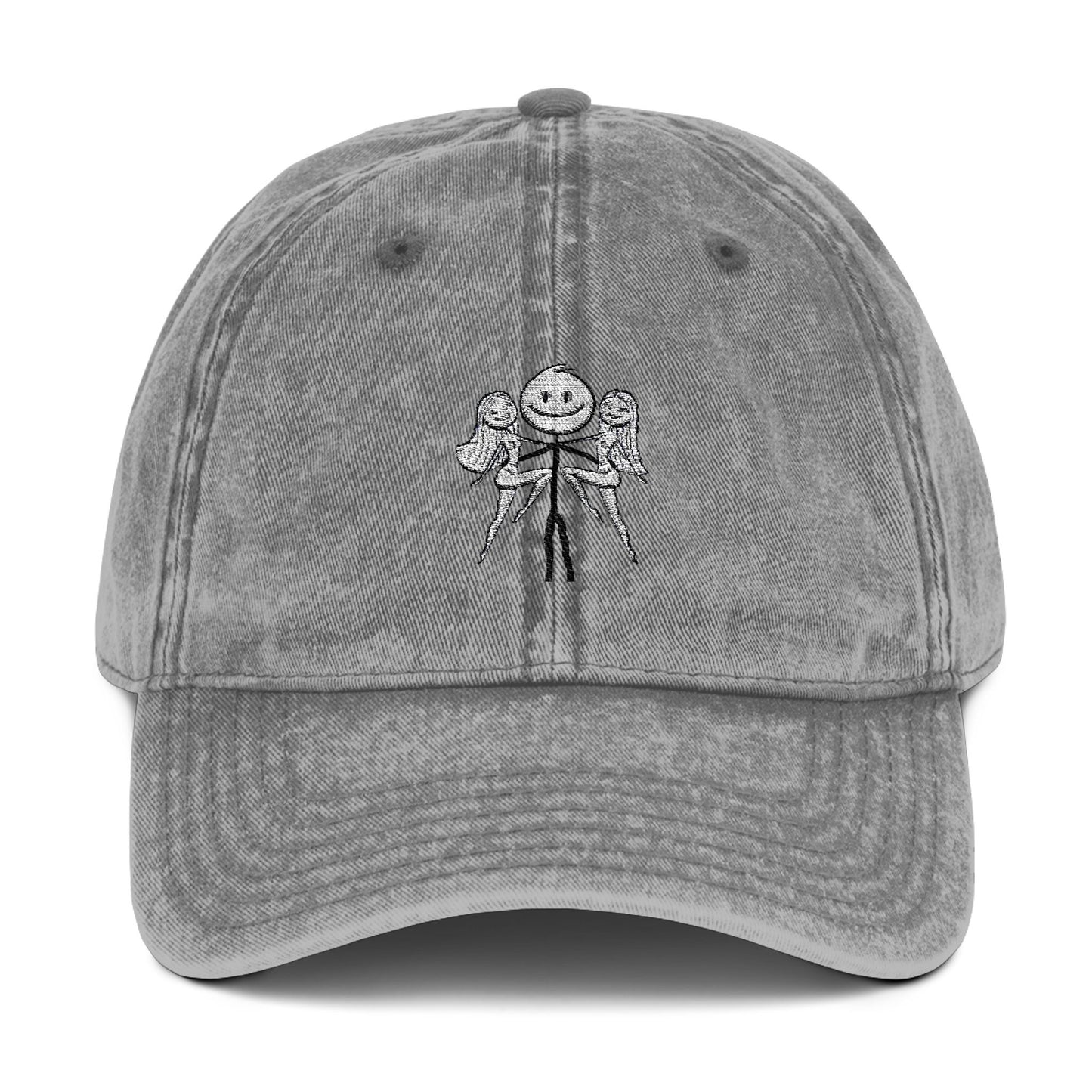 Vintage Cap with Embroidered Design - Trendy Sun Hat for Casual Style