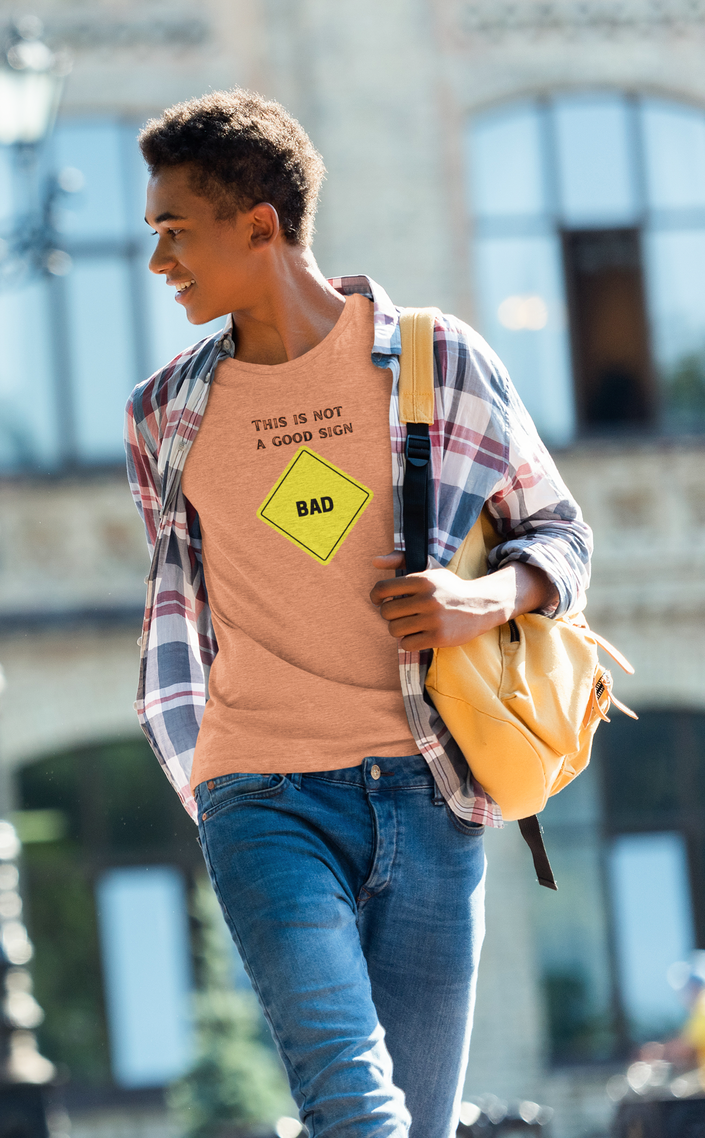 Funny Unisex Soft style T-Shirt - 'This is Not a Good Sign' Graphic Tee
