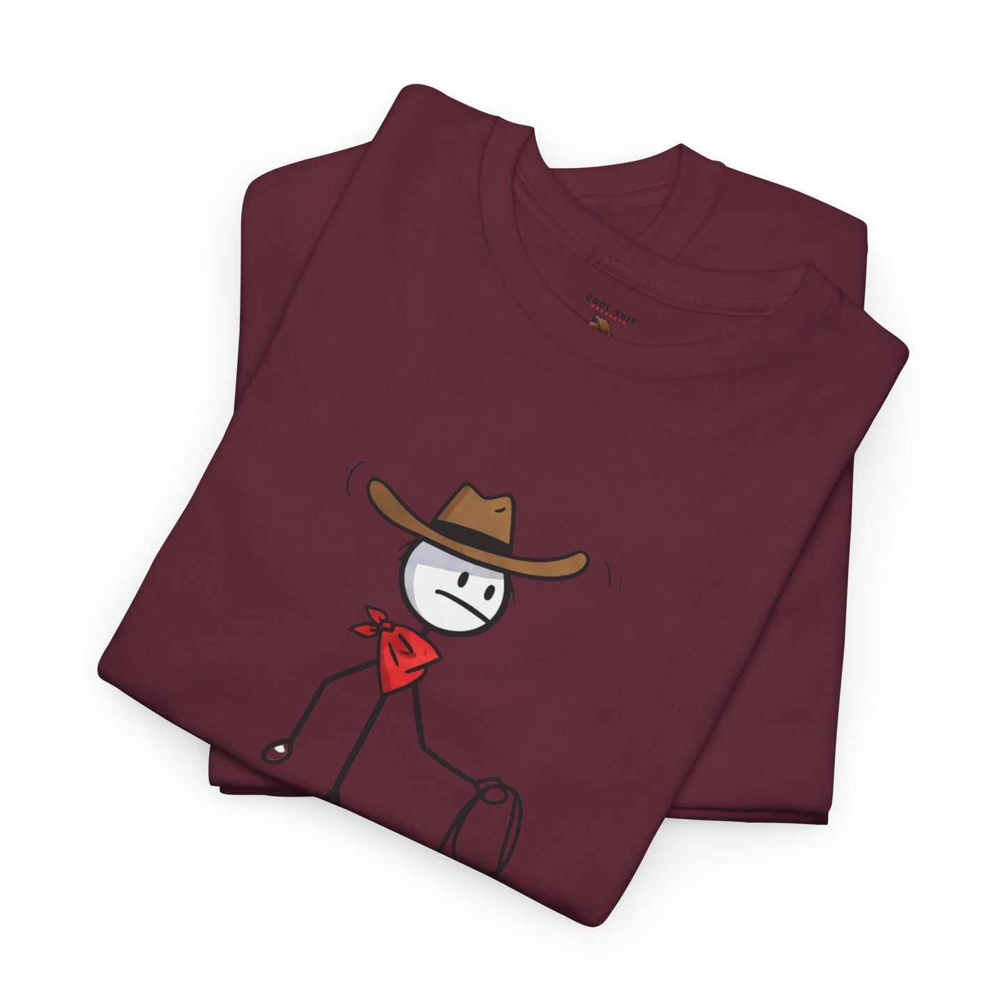 Unisex Heavy Cotton Tee Cowboy Sticky