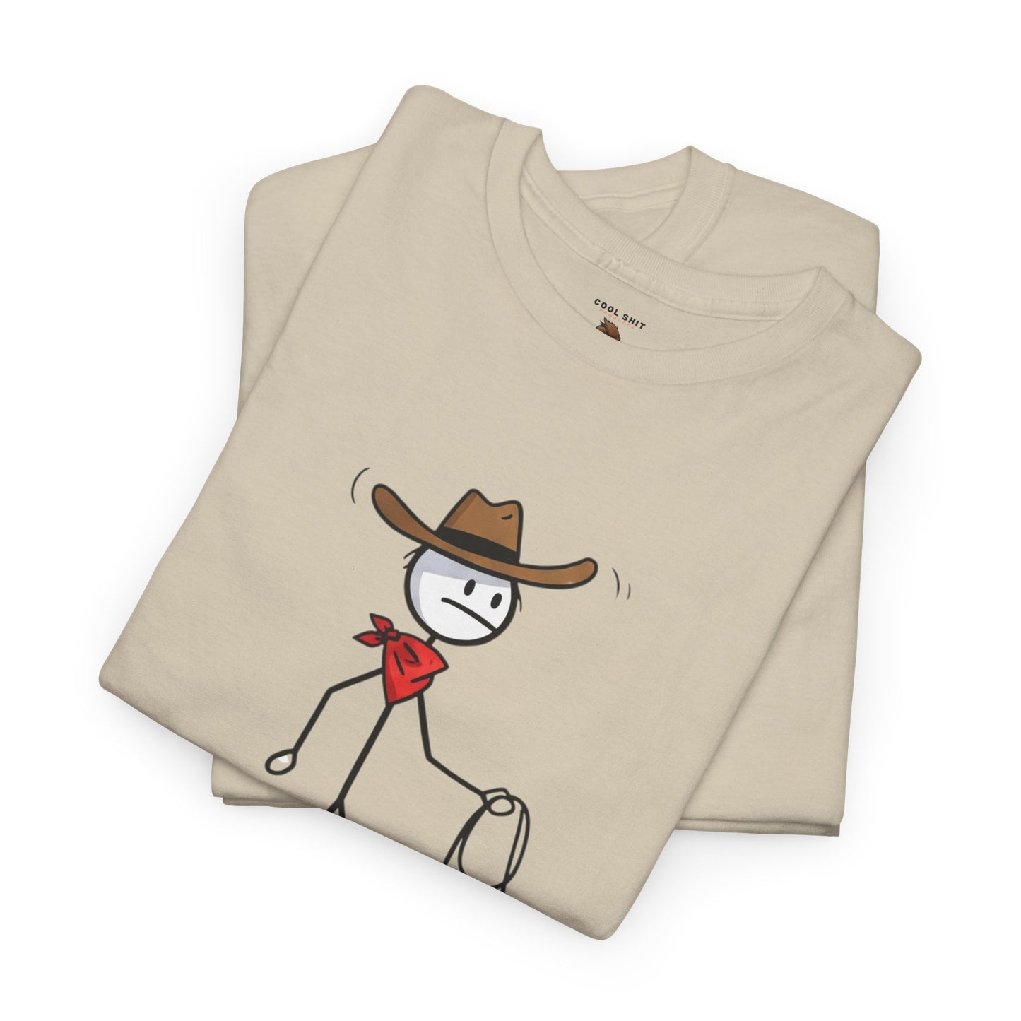 Unisex Heavy Cotton Tee Cowboy Sticky