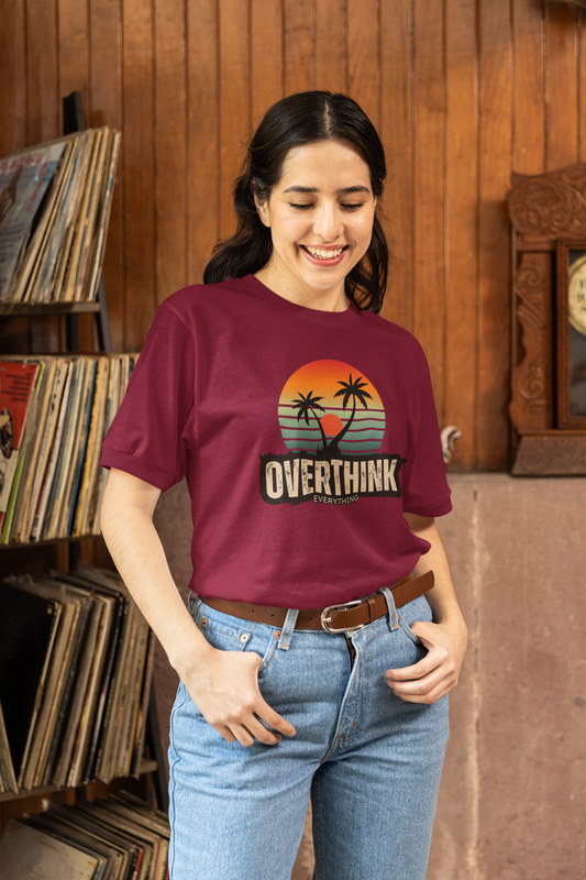 Unisex Softstyle T-Shirt - Overthink Sunset Vibe