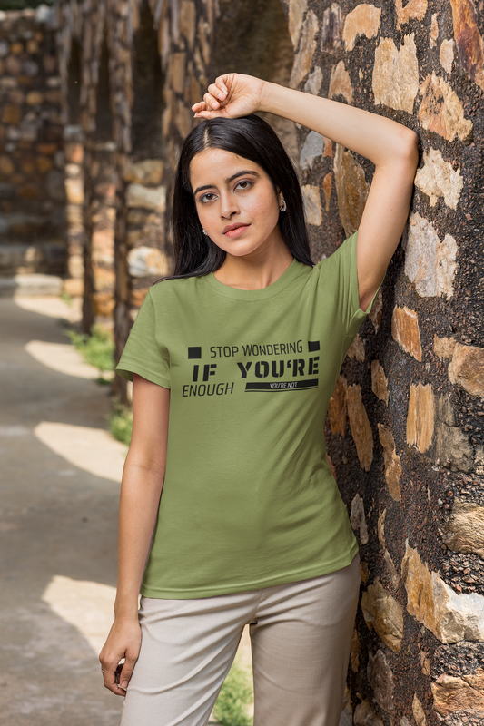 Unisex Heavy Cotton Tee - 'YOU'RE NOT' Statement Shirt for Bold Casual Style