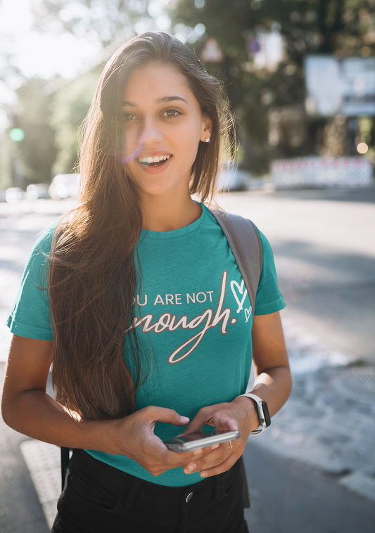 (Un) Inspirational Unisex Softstyle T-Shirt - 'You Are Not Enough' Motivational Tee