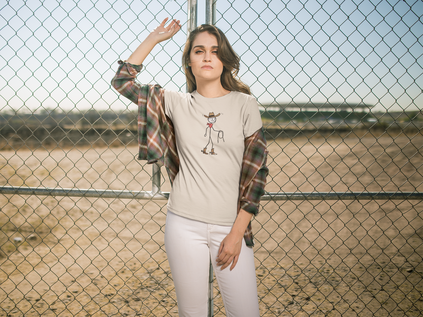 Unisex Heavy Cotton Tee Cowboy Sticky